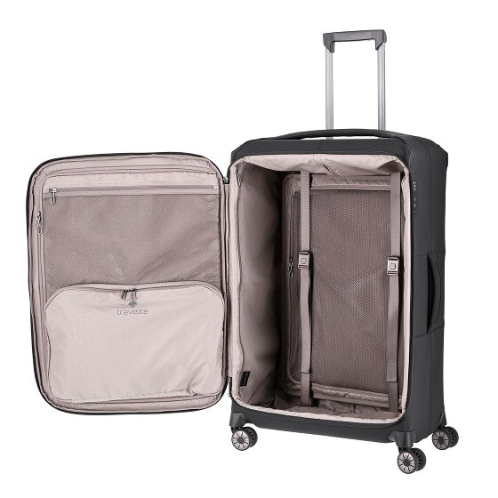 Travelite Priima 4 ruote Carrello 79 cm con piega di espansione