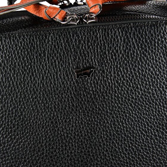 Braun Büffel Novara Zaino da lavoro Vera Pelle 40 cm Vano porta PC