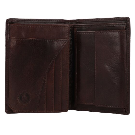 Greenburry Newport Portafoglio Protezione RFID Pelle 12.5 cm