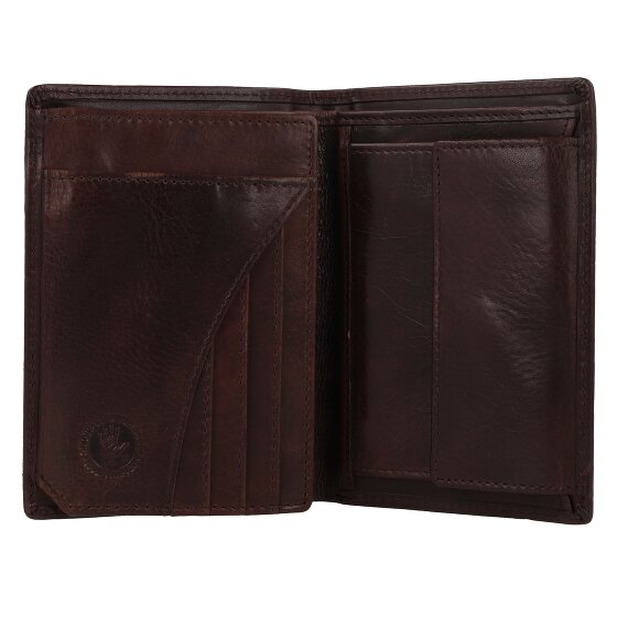 Greenburry Newport Portafoglio Protezione RFID Pelle 9 cm