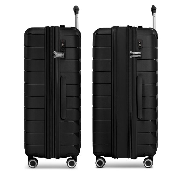 Franky London 4 ruote Carrello L 74 cm con piega di espansione Franky London 4 ruote Carrello L 74 cm con piega di espansione