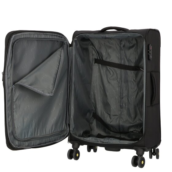 d&n Travel Line 9704 4 ruote Carrello M 68 cm con piega di espansione