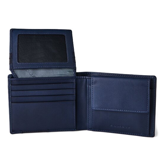 Piquadro Finn Portafoglio Protezione RFID Pelle 11 cm