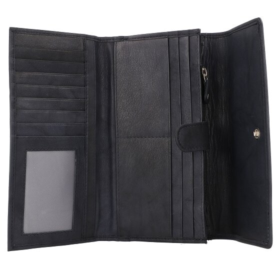 Greenburry Portafoglio Basic RFID in pelle 19 cm