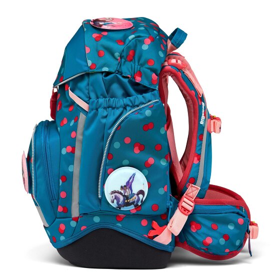 Ergobag Set di zaini per la scuola 6 pezzi, compreso il set di klettie