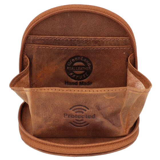 Greenland Nature Montenegro Portafoglio portamonete RFID in pelle 10 cm