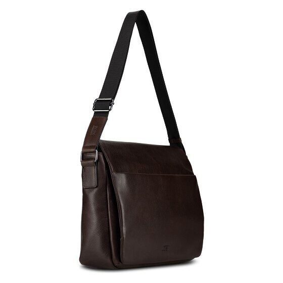 Jost London Messaggero Vera Pelle 34 cm Vano porta PC