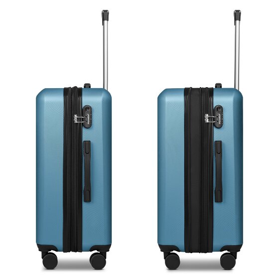 Check.In Paradise 2.0 4 ruote Set di valigie 3 pezzi espandibile