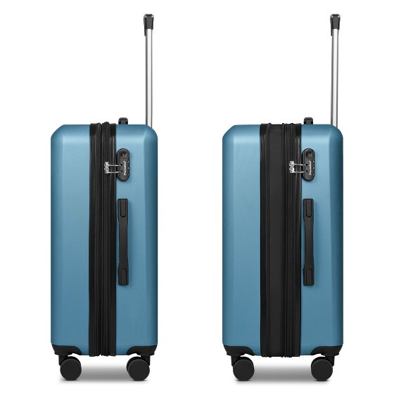 Check.In Paradise 2.0 4 ruote Set di valigie 3 pezzi con piega di espansione