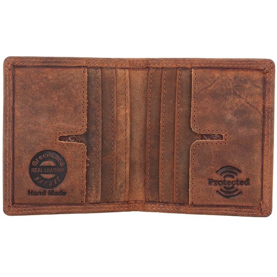 Greenland Nature Montenegro Custodia per carte di credito RFID in pelle 8,5 cm