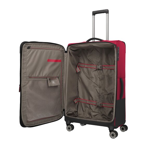 Travelite Crosslite 5.0 4 ruote Carrello L 77 cm con piega di espansione