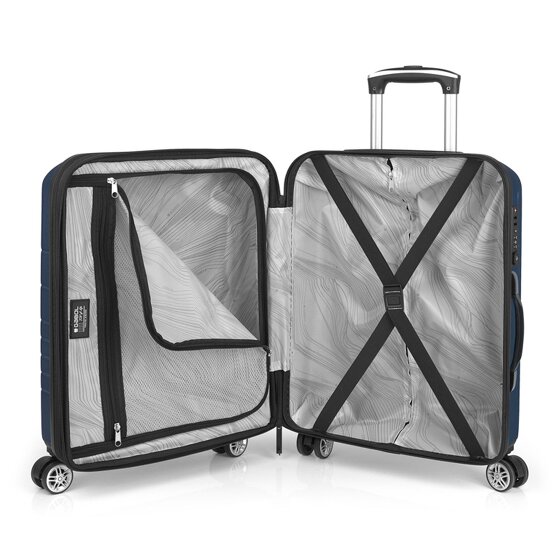 Gabol Escape 4 ruote Set di valigie 3 pezzi espandibile