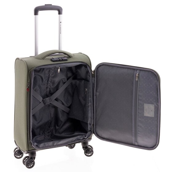 Gladiator 3700 4 ruote Trolley cabina 55 cm espandibile