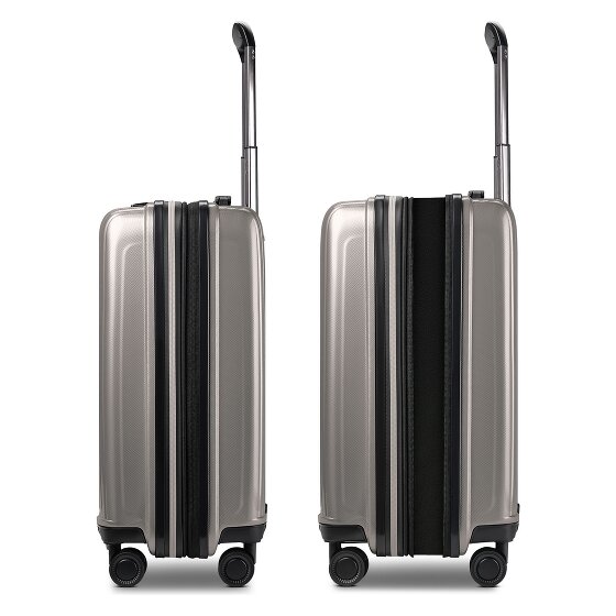 Redolz Set di valigie Essentials 14 2 pezzi trolley da cabina con piega elastica e beauty case