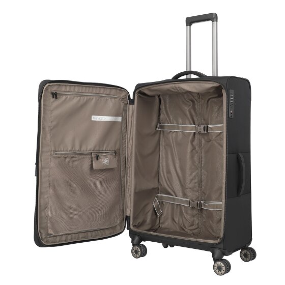 Travelite Crosslite 5.0 4 ruote Carrello L 77 cm con piega di espansione