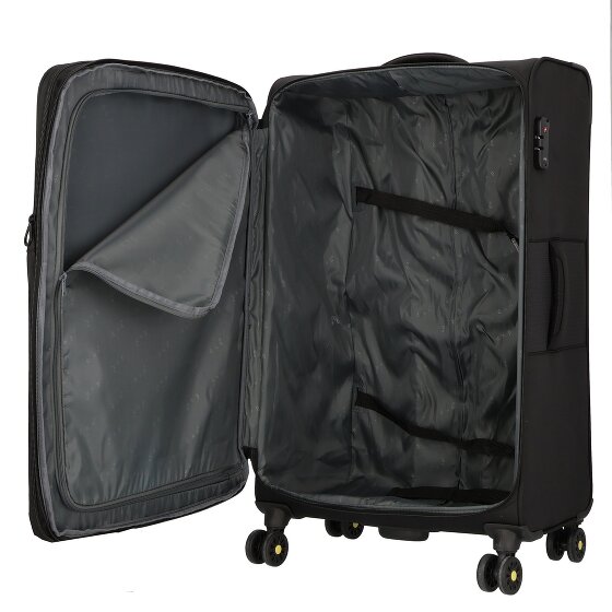 d&n Travel Line 9704 4 ruote Carrello L 78 cm con piega di espansione
