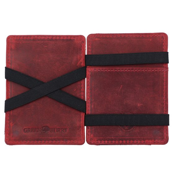 Greenburry Portafoglio magico vintage RFID in pelle 10 cm