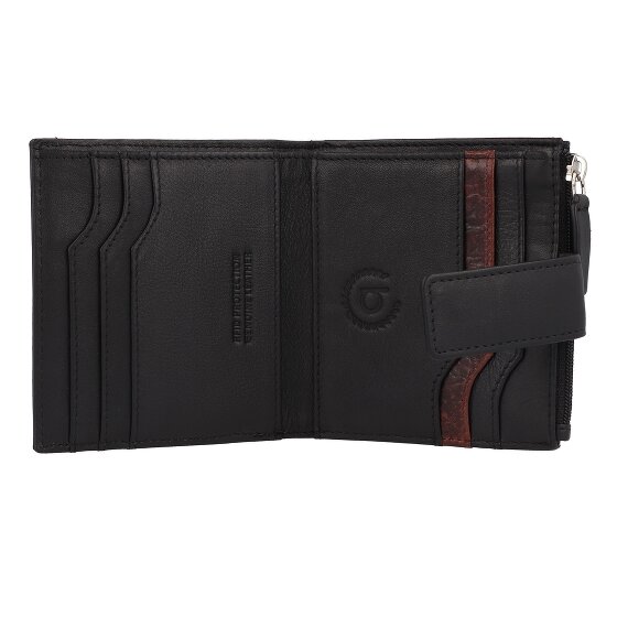 bugatti Corso DeLuxe Portafoglio Protezione RFID Pelle 10 cm