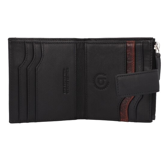 bugatti Corso DeLuxe Portafoglio Protezione RFID Pelle 10 cm