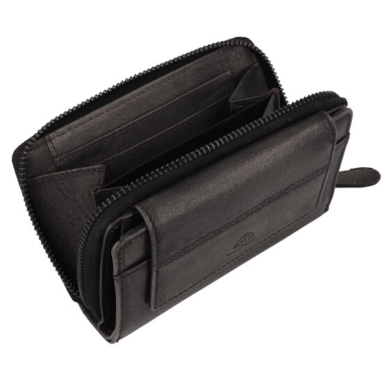 Greenburry Destressed Portafoglio Protezione RFID Pelle 13.5 cm