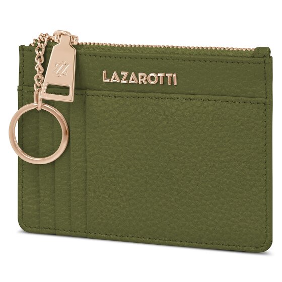 Lazarotti Bologna Portachiavi in pelle 11,5 cm con scomparto per air tag