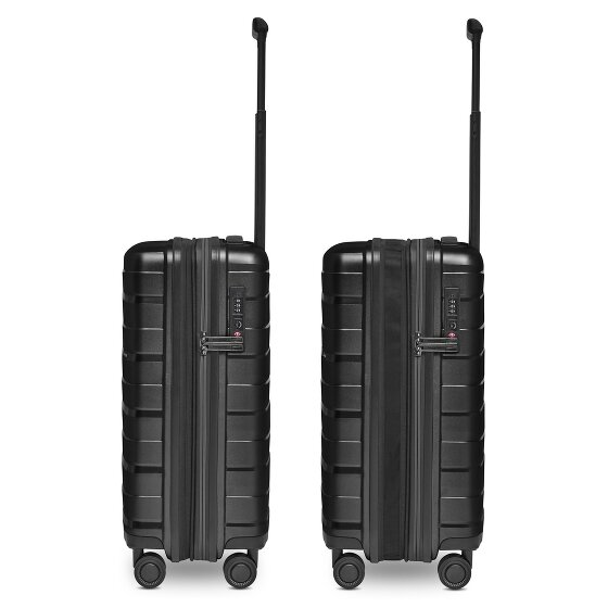 Bergpfeil Carrello da viaggio a 4 ruote per cabina S 55 cm con piega ad espansione