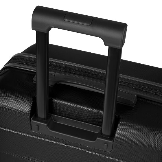 Police London 4 ruote Set di valigie 3 pezzi con piega di espansione