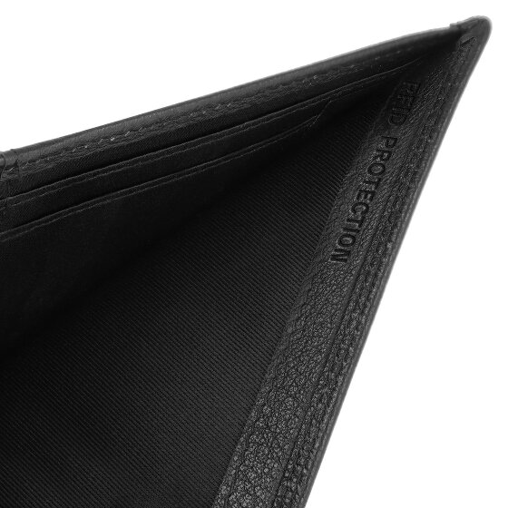 Redolz Leather Essentials QF: portafoglio piccolo in pelle con protezione RFID, 10,5 cm