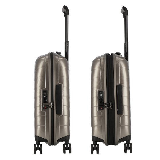 Samsonite Attrix 4 ruote Carrello della cabina 55 cm con piega di espansione
