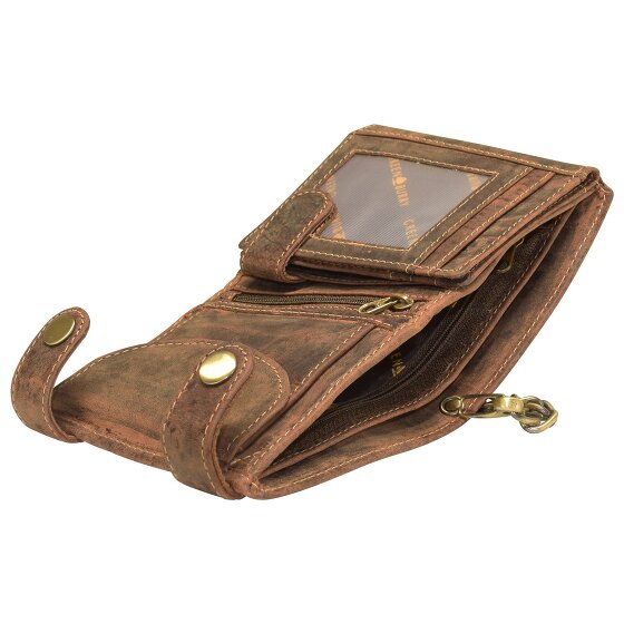 Greenburry Portafoglio indiano vintage in pelle 10 cm