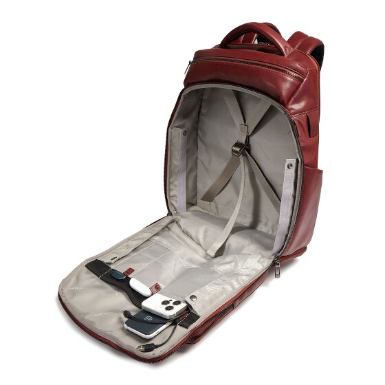 Piquadro Zaino zaino da viaggio RFID in pelle 44 cm scomparto per laptop