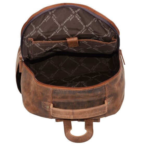 Greenland Nature Montenegro Zaino in pelle 40 cm Scomparto per laptop