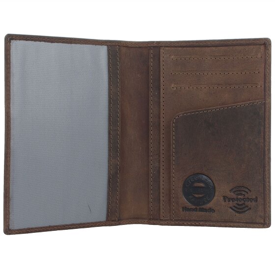 Greenland Nature Montenegro Custodia per passaporto RFID in pelle 11 cm