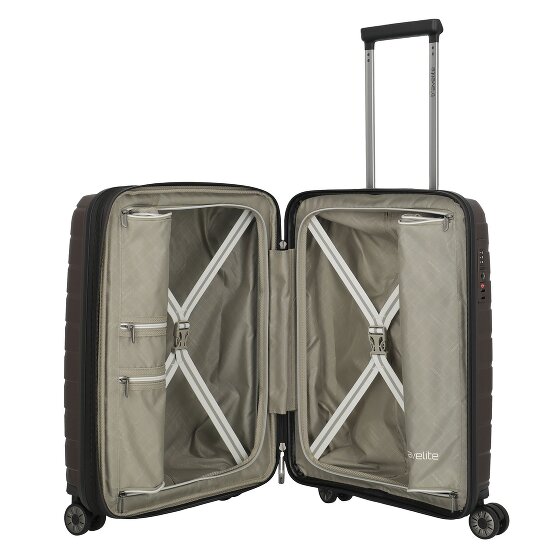 Travelite Air Base 4 ruote Carrello della cabina 55 cm con piega di espansione