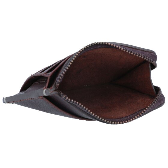 Burkely Antique Avery Custodia per carta di credito Protezione RFID Vera Pelle 11 cm