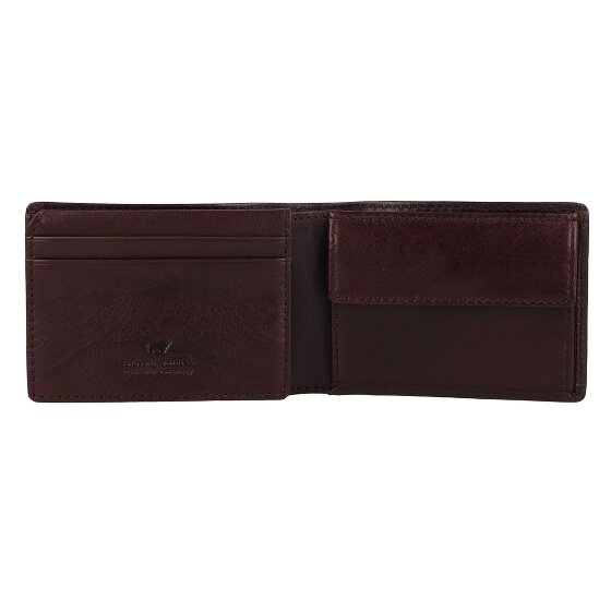 Braun Büffel Arezzo Portafoglio Protezione RFID Pelle 10.5 cm