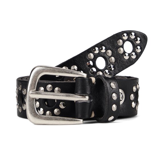 b.belt Cintura con borchie Vera Pelle