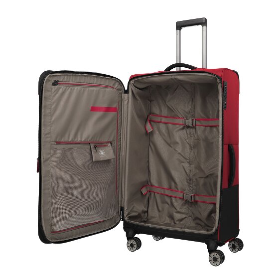 Travelite Crosslite 4 ruote Carrello XL 81 cm con piega di espansione