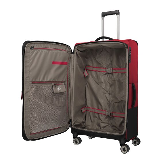 Travelite Crosslite 4 ruote Carrello XL 81 cm con piega di espansione Travelite Crosslite 4 ruote Carrello XL 81 cm con piega di espansione