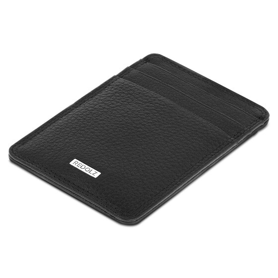 Redolz Custodia per carta di credito Leather Essentials in pelle con protezione RFID, 7 cm, con fermabanconote