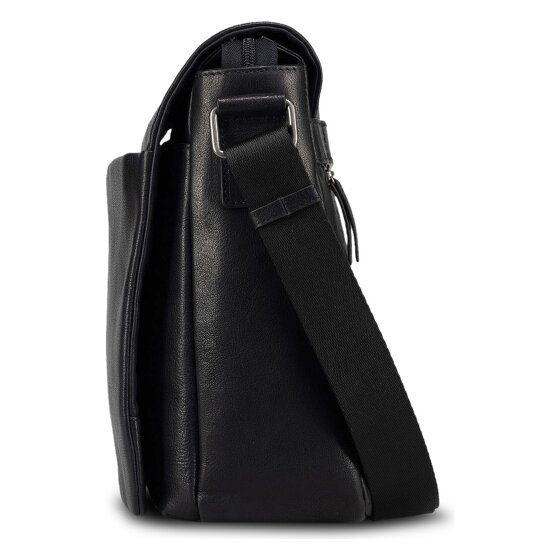 Jost Glasgow Valigetta Protezione RFID Vera Pelle 34 cm Vano porta PC