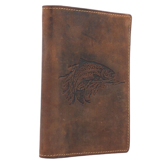 Greenburry Portadocumenti vintage in pelle 12 cm