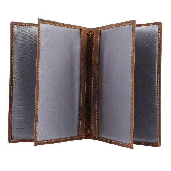 Greenburry Portadocumenti vintage in pelle 12 cm