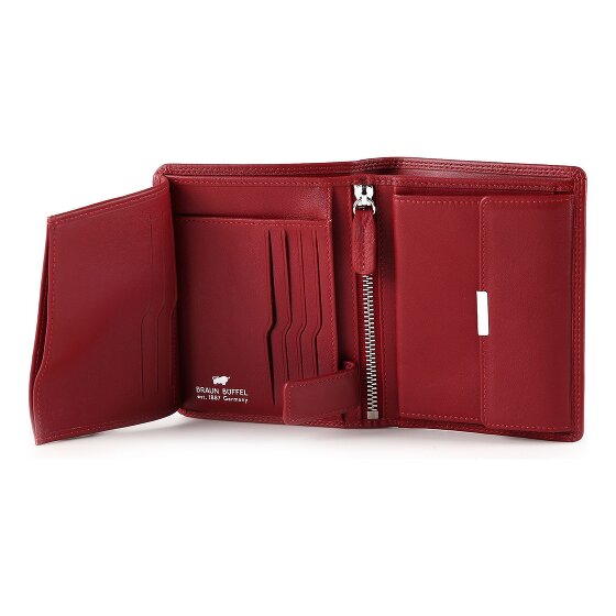 Braun Büffel Golf 3.0 Portafoglio Protezione RFID Pelle 9.5 cm