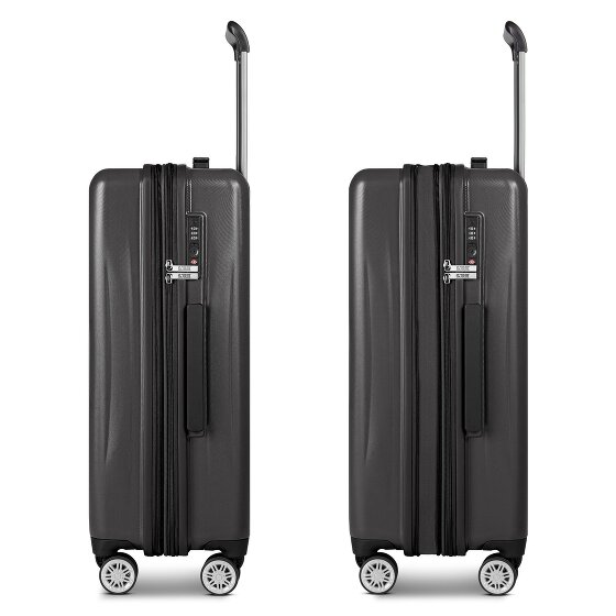 Bric's Cervia 2.0 4 ruote Carrello M 69 cm con piega di espansione
