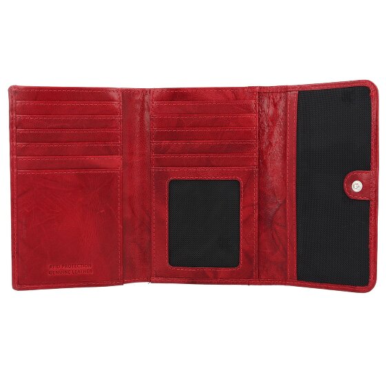 mano Donna Aurona Portafoglio RFID in pelle 14,5 cm