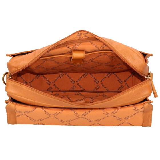 Greenland Nature Nature Cartella RFID in pelle 40 cm Scomparto per laptop