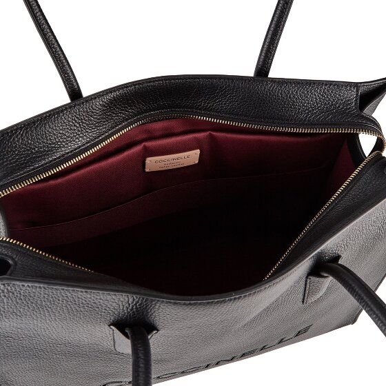 Coccinelle Myrtha Borsa a spalla Vera Pelle 40 cm Vano porta PC