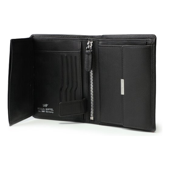 Braun Büffel Golf 3.0 Portafoglio Protezione RFID Pelle 9.5 cm