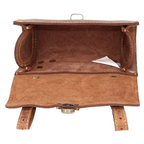 Greenburry Borsa da bicicletta originale vintage in pelle 17 cm